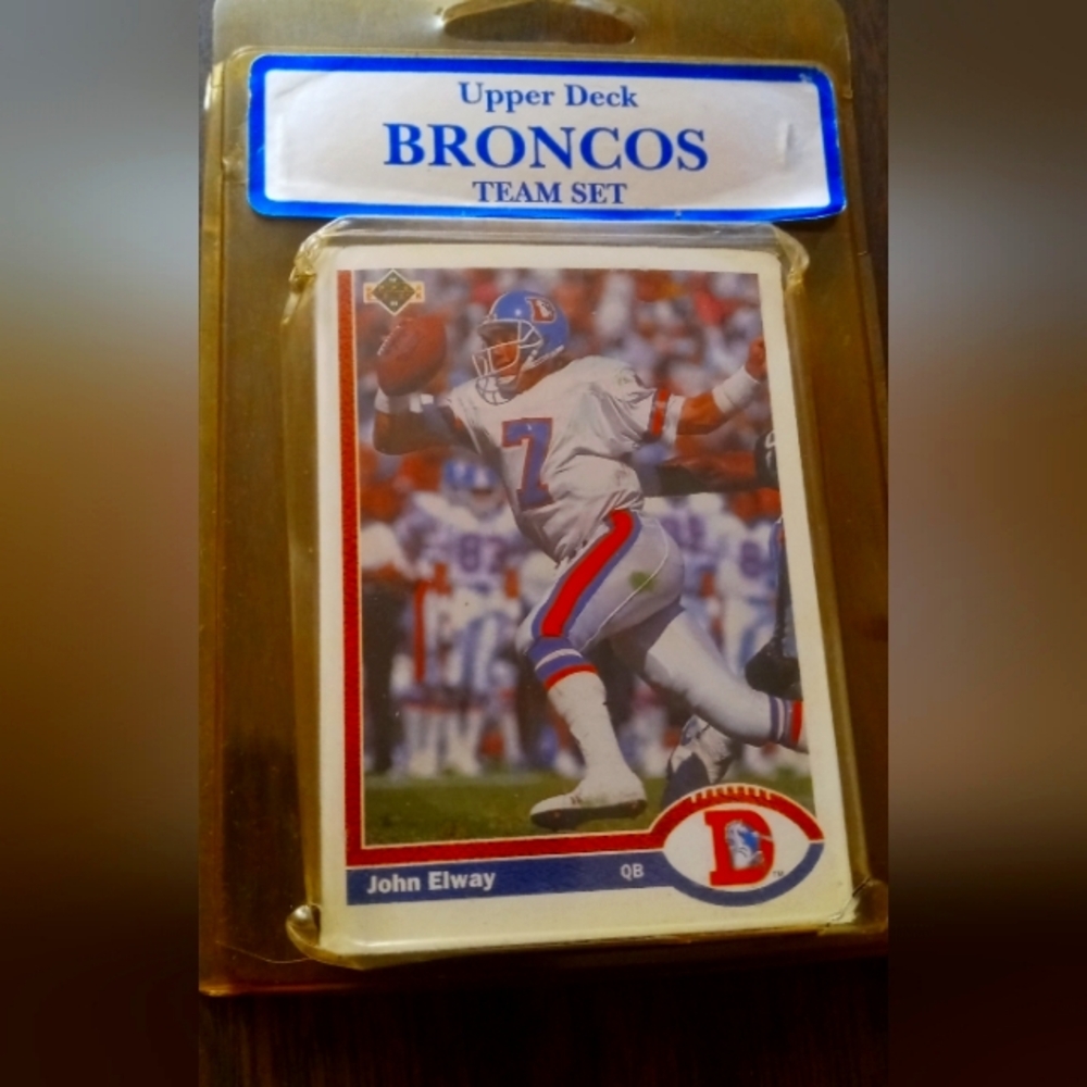 Upper Deck 1991 Broncos Team Set Card